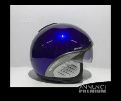 Casco Airoh Troy ( JET ) Viola con Visierino Tg. S