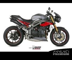 Mivv terminali neri triumph speed triple 2016