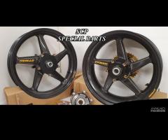 Yamaha r6 cerchi ruote carbonio con kit corone - 12