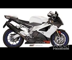 Aprilia rsv scarico terminali mivv suono black - 1