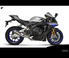 Yamaha r1 termignoni scarico decatalizzatore conic