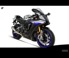 Yamaha r1 termignoni scarico decatalizzatore conic