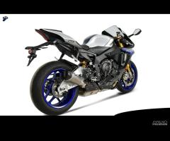 Yamaha r1 termignoni scarico decatalizzatore conic