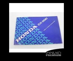 MANUALE USO E MANUTENZIONE HONDA CX 500 1980 1983