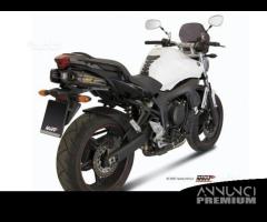 Yamaha fazer fz6 scarico mivv suono black e inox - 1