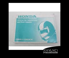 MANUALE USO E MANUTENZIONE HONDA CBR 1100 XX SUPER