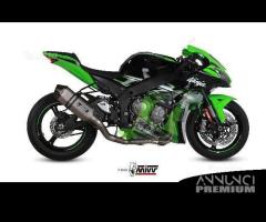 Kawasaki zx 10 r mivv scarico completo in titanio