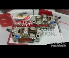 Brembo pinze freno gp4 rx nichelate cnc - 6