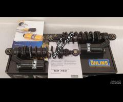 Harley davidson dyna ohlins ammortizzatori black