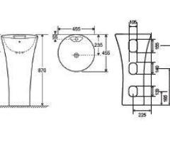 Lavabo Da Terra Vendome G-306 Karag