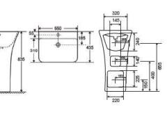 Lavabo Da Terra Alin G-025 Karag - 3