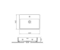 Lavabo Sospeso Contour 61060 Karag - 1