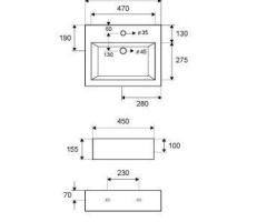 Lavabo Sospeso Lt 2005 Karag