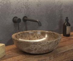 Lavabo In Pietra Elena SBP Grey Karag - 1