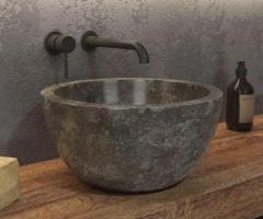 Lavabo In Pietra Leyla SBP Grey Karag