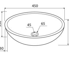 Lavabo In Pietra Leonor SOP  Karag