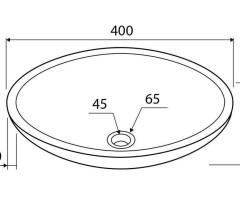 Lavabo in pietra Sora SBLR Karag - 3