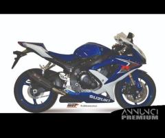 Mivv scarico suono nero suzuki gsx r 600 750 08/10