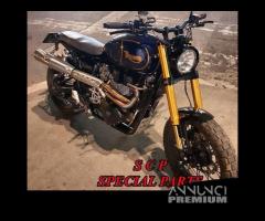 Triumph scrambler forcelle ohlins su misura