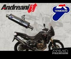 Honda africa twin - impianto di scarico termignoni