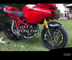 Ducati multistrada forcella ohlins piedini radiali