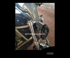 HARLEY V ROD PIASTRE SPECIALI CON OFF SET -10mm