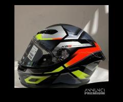 Casco AGV K6 S ERAZER Black/Red/Yellow Fluo