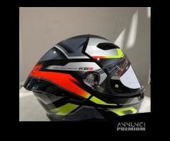 Casco AGV K6 S ERAZER Black/Red/Yellow Fluo