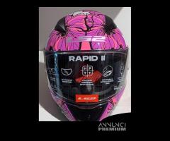 Casco LS2 FF353 RAPID POPPIES Pink