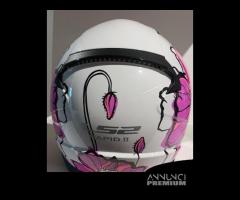 Casco LS2 FF353 RAPID POPPIES Pink