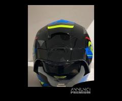 Casco SCORPION EXO-R1 EVO AIR VATIS Blu/Yellow