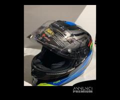 Casco SCORPION EXO-R1 EVO AIR VATIS Blu/Yellow