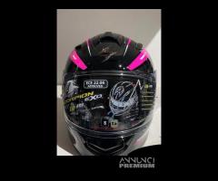 Casco Scorpion Exo-491 KRIPTA Nero/Rosa