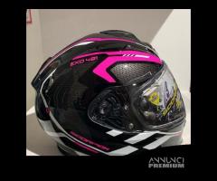 Casco Scorpion Exo-491 KRIPTA Nero/Rosa