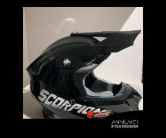 Casco Scorpion VX-16 Air Solid Nero Lucido