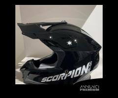 Casco Scorpion VX-16 Air Solid Nero Lucido