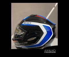 Casco Scorpion EXO-TECH CARBON Cosy Black/Blue/Red