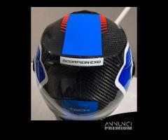 Casco Scorpion EXO-TECH CARBON Cosy Black/Blue/Red