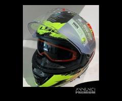 Casco integrale LS2 FF800 STORM DROP Nero Giallo R