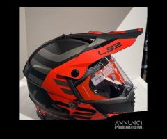 Casco Ls2 MX436 Adventurer Matt Red