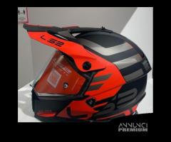 Casco Ls2 MX436 Adventurer Matt Red