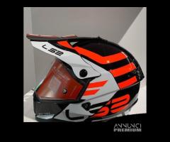 Casco LS2 MX436 Adventurer Orange