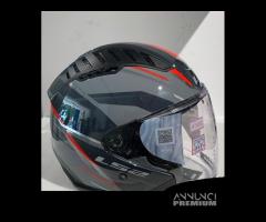 Casco Ls2 OF600 COPTER II DISTON Grigio/Rosso