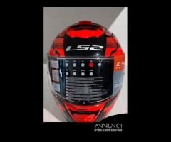 Casco LS2 FF800 STORM II Tracker Black/Red