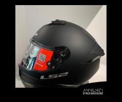 Casco integrale LS2 FF808 Stream II Solid Nero Opa