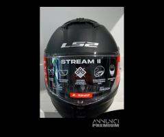 Casco integrale LS2 FF808 Stream II Solid Nero Opa