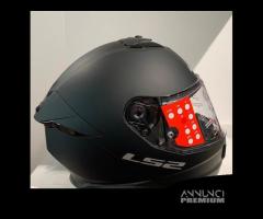 Casco integrale LS2 FF808 Stream II Solid Nero Opa