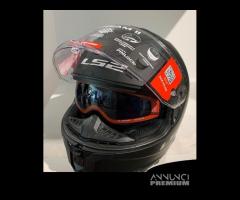 Casco integrale LS2 FF808 Stream II Solid Nero Opa