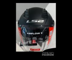 Casco Ls2 OF616 AIRFLOW II Nero Opaco