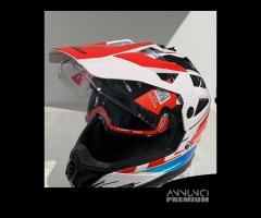 Casco LS2 MX702 Pioneer II NAMIB Gloss Red/Blue